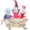 Gemmy Industries; 5.5ft. Airblown® Inflatable Halloween Lock Shock and Barrel in Tub; Category:Shop all Inflatables; Image:2